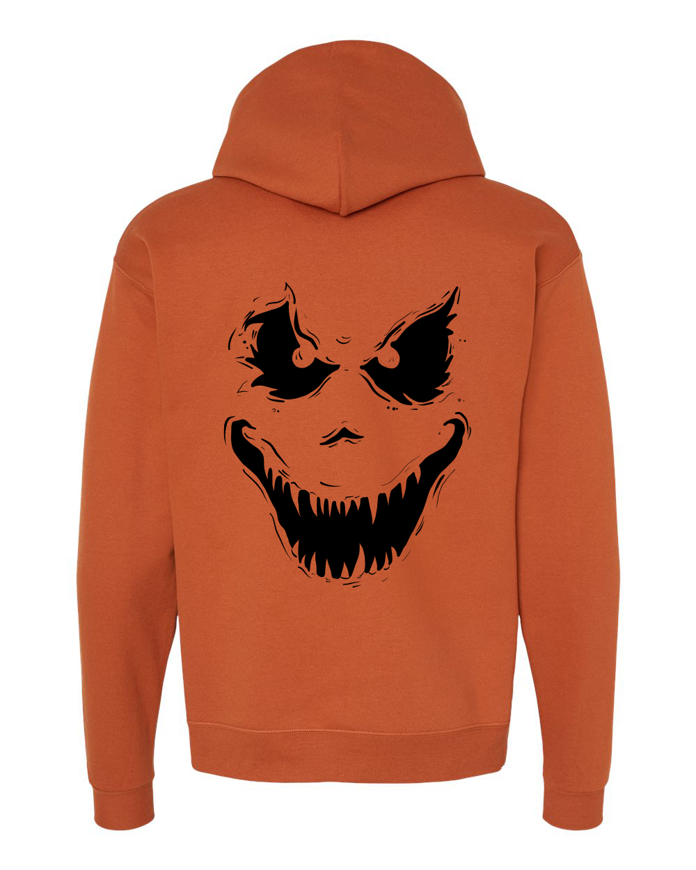 Scary Hoodie — Texas Orange back